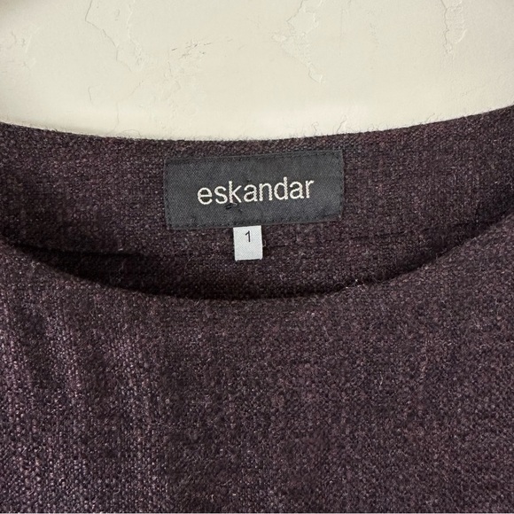 Eskandar Cashmere Silk High Low Hem Dress - Picture 4 of 14
